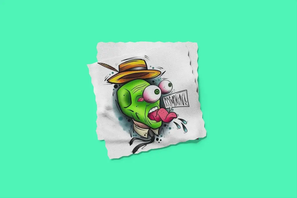 Chiffon lunette The Mask