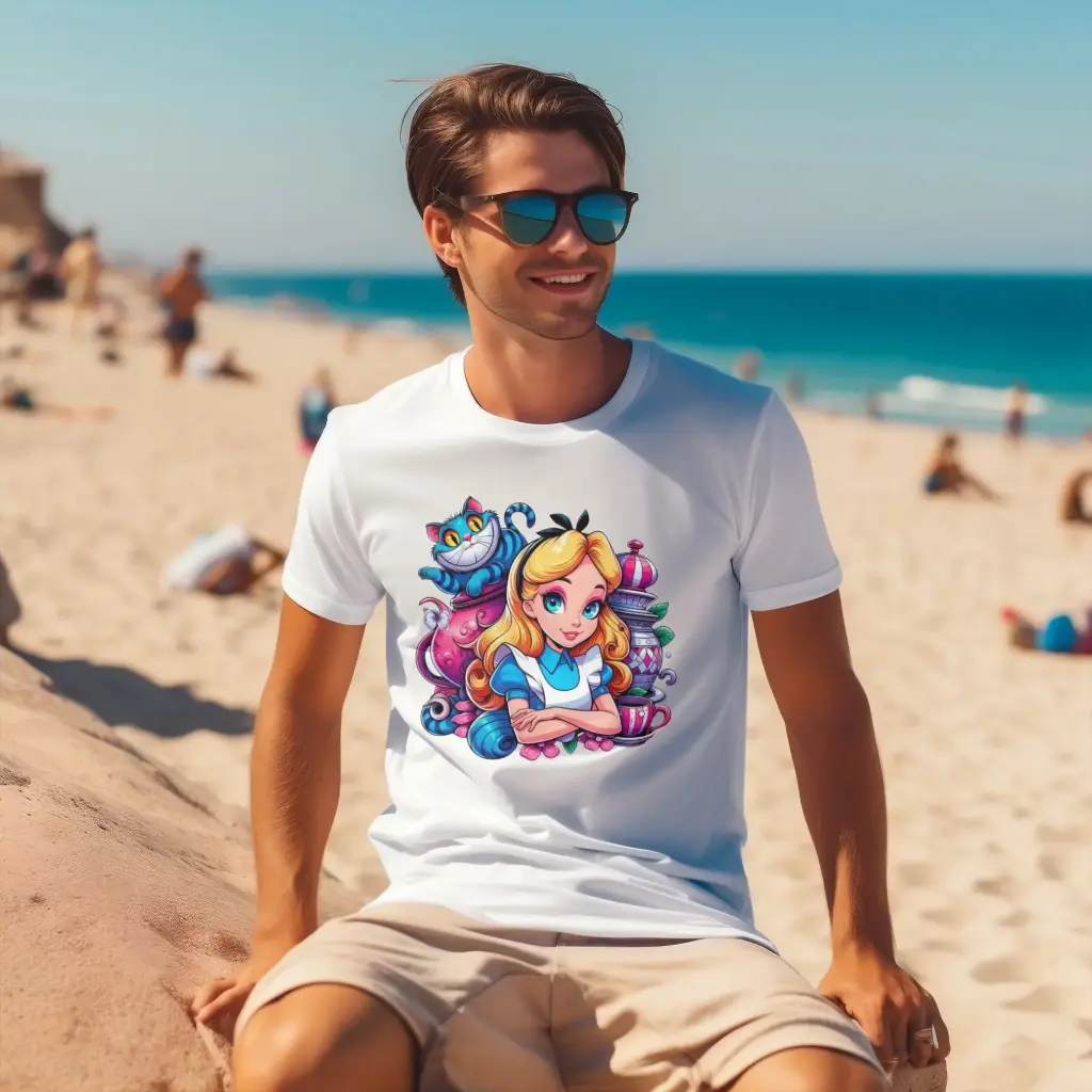 Tee-shirt Alice au pays des merveilles