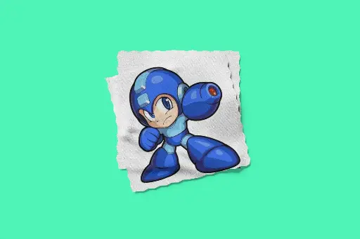Chiffon lunette Mega Man