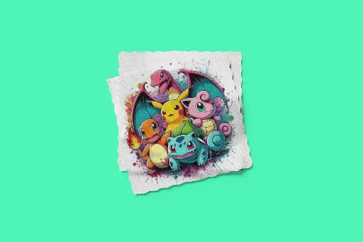 Chiffon lunette Pokémon (3)